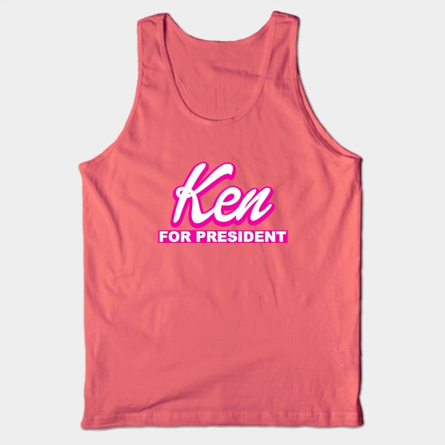 Ken For President Tank Top by Vault Emporium